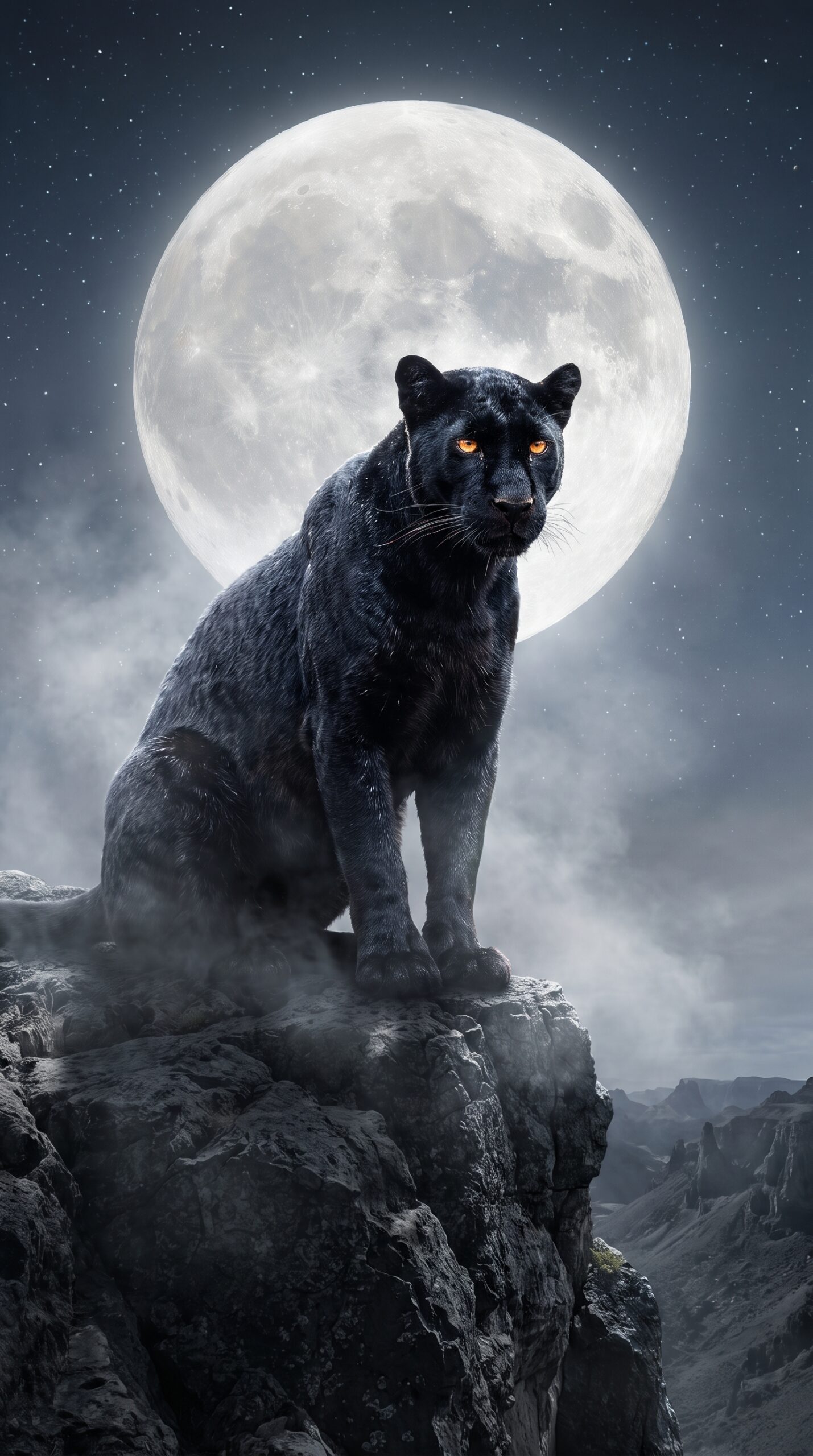Black Panther King Wallpaper